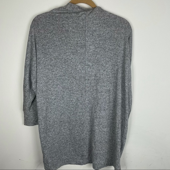 American Eagle Gray Soft Long Sleeve Cardigan - Picture 6 of 7